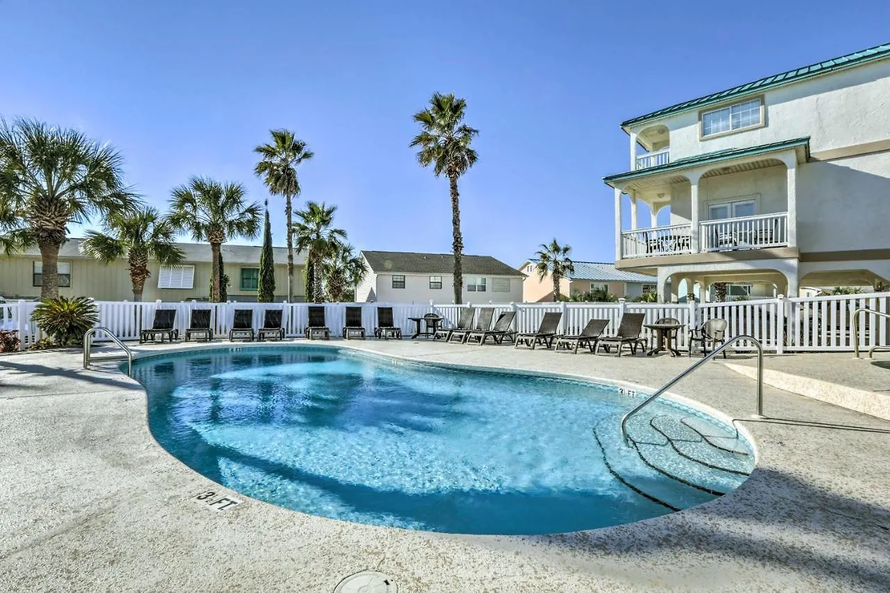Sunny Pcb Home With Balcony Steps To The Beach! Panama City Beach Holiday home