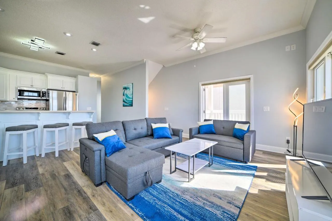 Sunny Pcb Home With Balcony Steps To The Beach! Panama City Beach USA